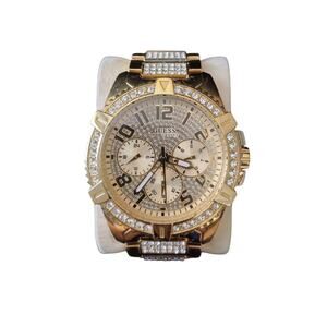 GUESS Frontier U0799G2 Gold Crystal Stainless Steel Multifunction Watch - 46mm